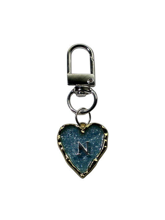 Etiqueta Corazón de Cielo Zafiro